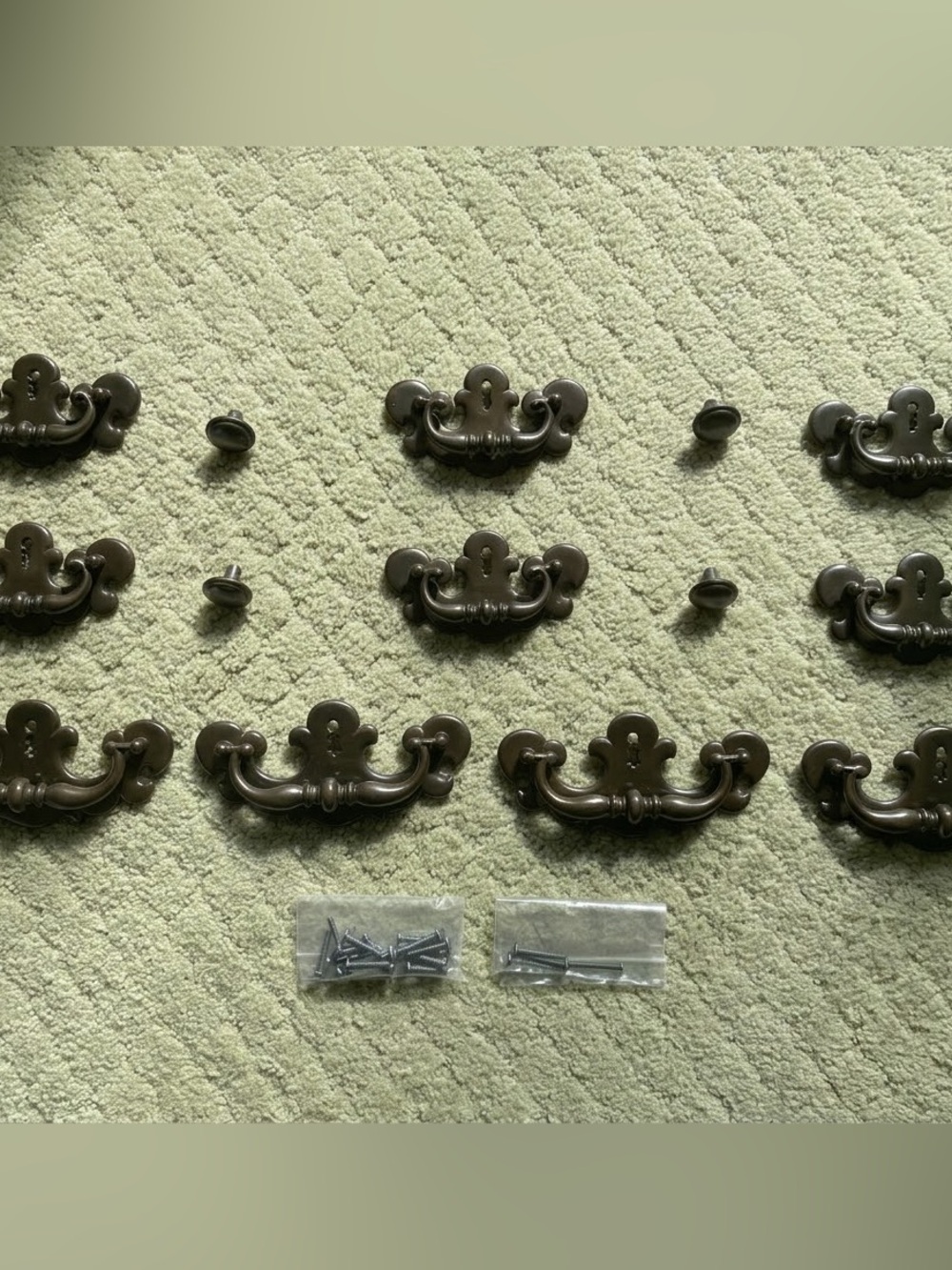 14-Piece Vintage “Bronze” Drawer Handles and Knobs Set